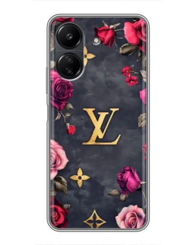 Чехол для Xiaomi Redmi 13C с картинкой «Цветочный Louis Vuitton» Чехол для Xiaomi Redmi 13C с картинкой «Цветочный Louis Vuitton»