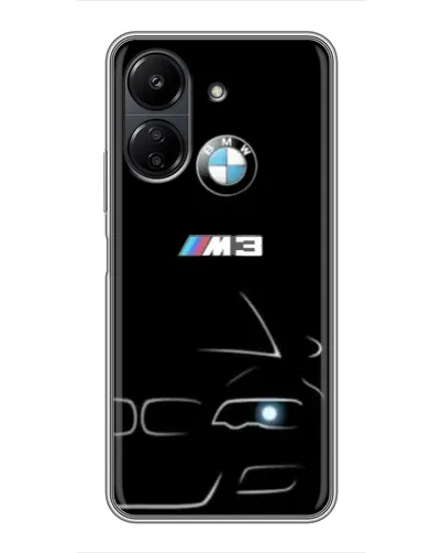 Чехол для Xiaomi Redmi 13C с картинкой «Минималистичный принт BMW M3» Чехол для Xiaomi Redmi 13C с картинкой «Минималистичный принт BMW M3»