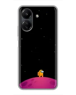 Чехол для Xiaomi Redmi 13C с картинкой «Одинокий герой на планете» Чехол для Xiaomi Redmi 13C с картинкой «Одинокий герой на планете»