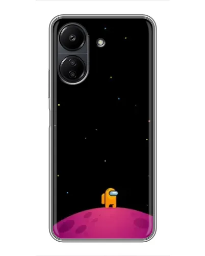 Чехол для Xiaomi Redmi 13C с картинкой «Одинокий герой на планете»
