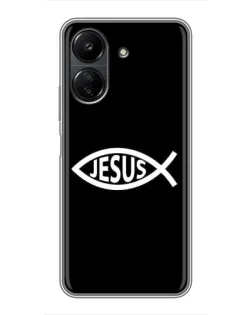 Чехол для Xiaomi Redmi 13C с картинкой «Классический Jesus»