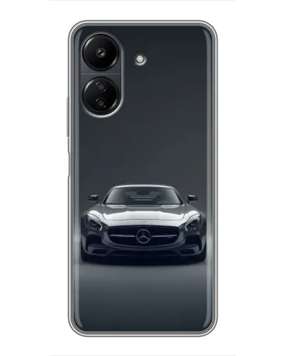 Чехол для Xiaomi Redmi 13C с картинкой «Mercedes на черном» Чехол для Xiaomi Redmi 13C с картинкой «Mercedes на черном»
