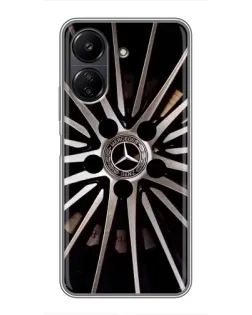 Чехол для Xiaomi Redmi 13C с картинкой «Диск Mercedes»