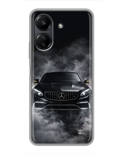 Чехол для Xiaomi Redmi 13C с картинкой «Mercedes в дыму» Чехол для Xiaomi Redmi 13C с картинкой «Mercedes в дыму»