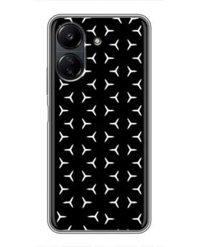 Чохол для Xiaomi Redmi 13C з картинкою «Mercedes паттерн зірок» Чохол для Xiaomi Redmi 13C з картинкою «Mercedes паттерн зірок»