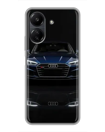 Чехол для Xiaomi Redmi 13C с картинкой «Audi — ночное отражение» Чехол для Xiaomi Redmi 13C с картинкой «Audi — ночное отражение»