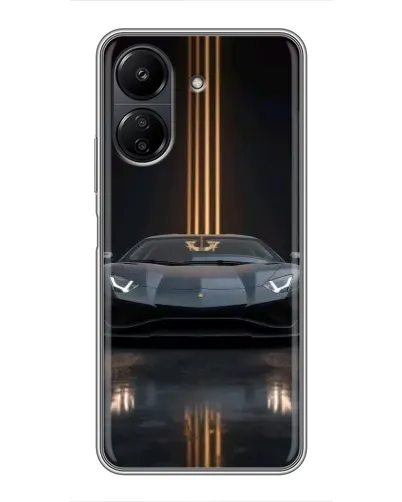 Чехол для Xiaomi Redmi 13C с картинкой «Lamborghini золотые линии» Чехол для Xiaomi Redmi 13C с картинкой «Lamborghini золотые линии»