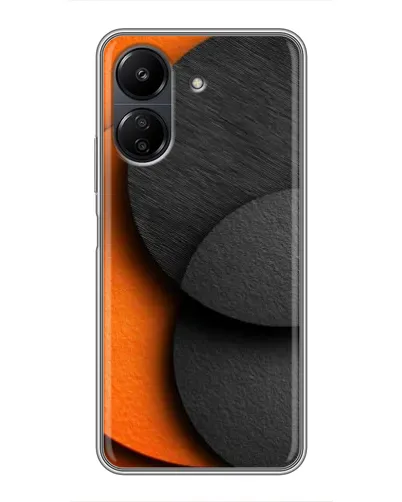 Чехол для Xiaomi Redmi 13C с картинкой «Геометрия оранжевых кругов» Чехол для Xiaomi Redmi 13C с картинкой «Геометрия оранжевых кругов»