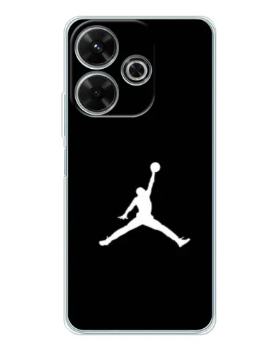 Чехол для Xiaomi Redmi 13x с картинкой «Jordan Silhouette»