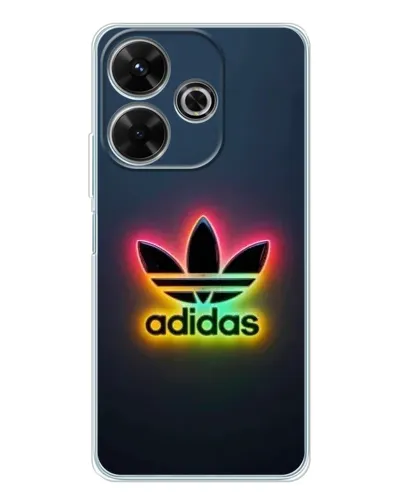 Чехол для Xiaomi Redmi 13x с картинкой «Неоновый Adidas»