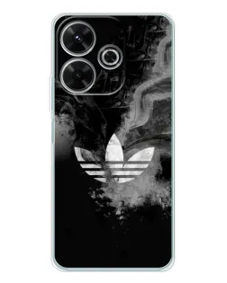Чехол для Xiaomi Redmi 13x с картинкой «Абстрактный дым Adidas»