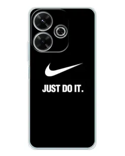 Чехол для Xiaomi Redmi 13x с картинкой «Классический принт Nike»