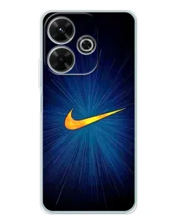 Чехол для Xiaomi Redmi 13x с картинкой «Синий пульс Nike»