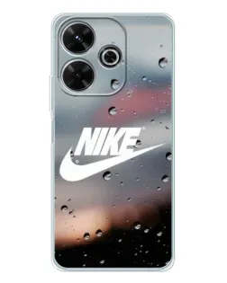 Чехол для Xiaomi Redmi 13x с картинкой «Nike в стиле ретро»