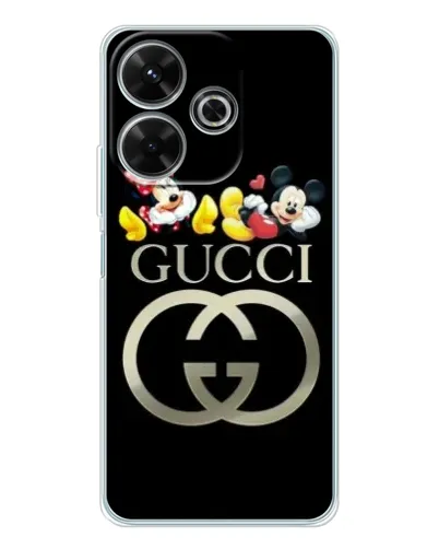 Чехол для Xiaomi Redmi 13x с картинкой «Gucci — герои Disney» Чехол для Xiaomi Redmi 13x с картинкой «Gucci — герои Disney»