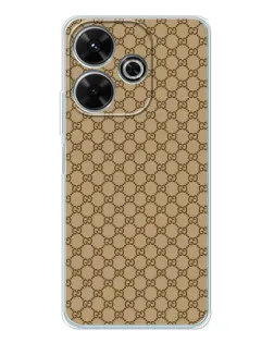 Чехол для Xiaomi Redmi 13x с картинкой «Gucci — классический беж» Чехол для Xiaomi Redmi 13x с картинкой «Gucci — классический беж»