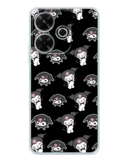 Чехол для Xiaomi Redmi 13x с картинкой «Черный паттерн Kuromi» Чехол для Xiaomi Redmi 13x с картинкой «Черный паттерн Kuromi»