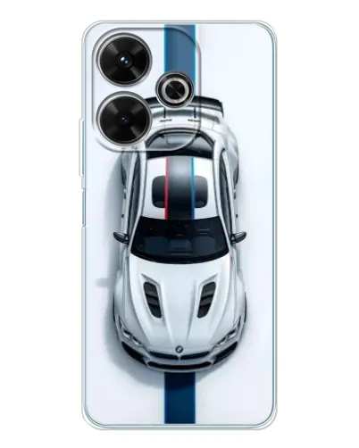 Чехол для Xiaomi Redmi 13x с картинкой «Вид сверху — BMW M»