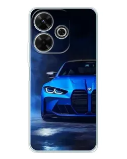 Чехол для Xiaomi Redmi 13x с картинкой «Голубая BMW M4» Чехол для Xiaomi Redmi 13x с картинкой «Голубая BMW M4»