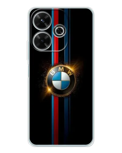 Чехол для Xiaomi Redmi 13x с картинкой «BMW M-Power неон»