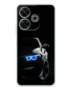 Чехол для Xiaomi Redmi 13x с картинкой «BMW — ночной взгляд» Чехол для Xiaomi Redmi 13x с картинкой «BMW — ночной взгляд»