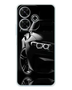 Чехол для Xiaomi Redmi 13x с картинкой «Черная BMW — профиль» Чехол для Xiaomi Redmi 13x с картинкой «Черная BMW — профиль»