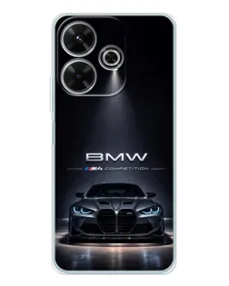 Чехол для Xiaomi Redmi 13x с картинкой «BMW сквозь ночной город» Чехол для Xiaomi Redmi 13x с картинкой «BMW сквозь ночной город»