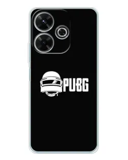 Чохол для Xiaomi Redmi 13x з картинкою «PUBG — класичний лого»