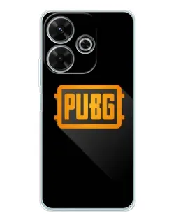 Чохол для Xiaomi Redmi 13x з картинкою «PUBG — рамка лого»