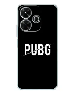 Чохол для Xiaomi Redmi 13x з картинкою «PUBG — білий логотип»