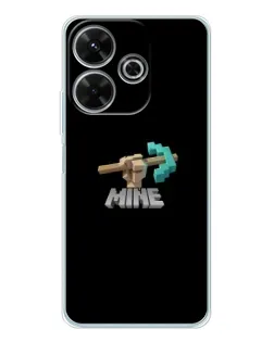 Чехол для Xiaomi Redmi 13x с картинкой «Алмазная кирка»