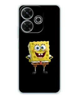 Чехол для Xiaomi Redmi 13x с картинкой «Классический Губка Боб»