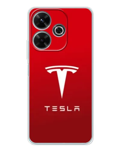 Чехол для Xiaomi Redmi 13x с картинкой «Tesla Red Classic»