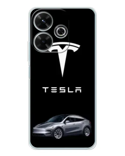 Чехол для Xiaomi Redmi 13x с картинкой «Tesla Model Y»