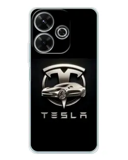Чохол для Xiaomi Redmi 13x з картинкою «Tesla — срібне авто» Чохол для Xiaomi Redmi 13x з картинкою «Tesla — срібне авто»