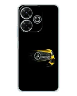 Чехол для Xiaomi Redmi 13x с картинкой «Mercedes — ретро стиль»