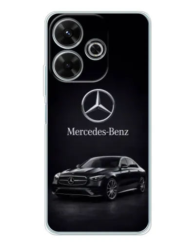 Чехол для Xiaomi Redmi 13x с картинкой «Mercedes — решетка радиатора»