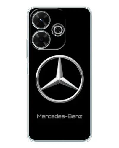 Чехол для Xiaomi Redmi 13x с картинкой «Mercedes Silver Logo»