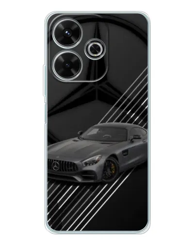 Чехол для Xiaomi Redmi 13x с картинкой «Mercedes AMG — графика»