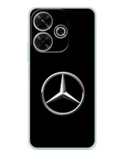 Чехол для Xiaomi Redmi 13x с картинкой «Mercedes классический лого»