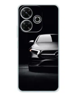 Чехол для Xiaomi Redmi 13x с картинкой «Свет фар Mercedes»