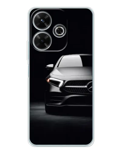 Чехол для Xiaomi Redmi 13x с картинкой «Свет фар Mercedes»