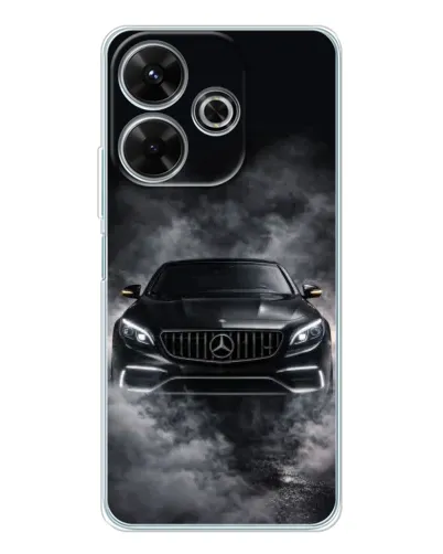 Чехол для Xiaomi Redmi 13x с картинкой «Mercedes в дыму»