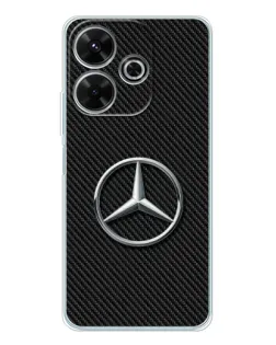 Чехол для Xiaomi Redmi 13x с картинкой «Карбоновый Mercedes стиль» Чехол для Xiaomi Redmi 13x с картинкой «Карбоновый Mercedes стиль»