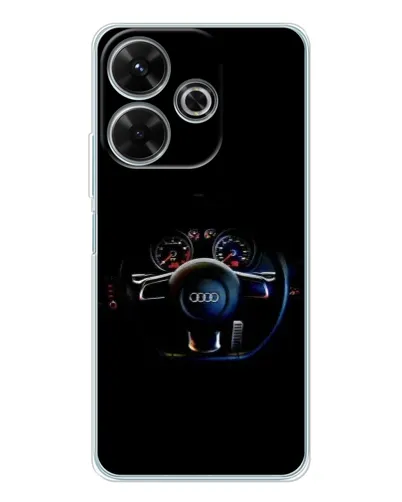 Чехол для Xiaomi Redmi 13x с картинкой «Салон Audi — руль» Чехол для Xiaomi Redmi 13x с картинкой «Салон Audi — руль»