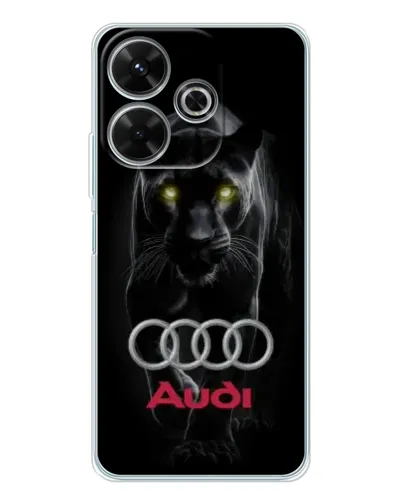 Чехол для Xiaomi Redmi 13x с картинкой «Пантера и Audi» Чехол для Xiaomi Redmi 13x с картинкой «Пантера и Audi»