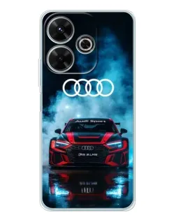 Чехол для Xiaomi Redmi 13x с картинкой «Audi Sport — неон» Чехол для Xiaomi Redmi 13x с картинкой «Audi Sport — неон»