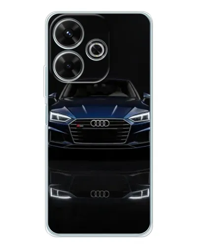 Чехол для Xiaomi Redmi 13x с картинкой «Audi — ночное отражение» Чехол для Xiaomi Redmi 13x с картинкой «Audi — ночное отражение»