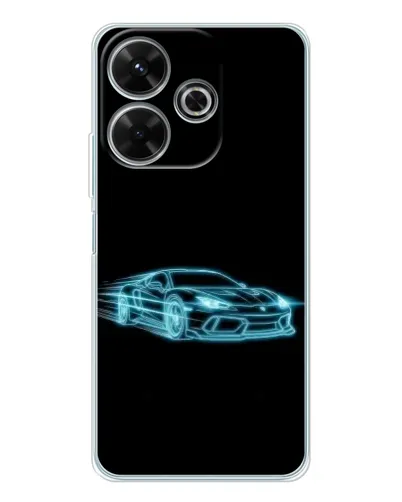 Чехол для Xiaomi Redmi 13x с картинкой «Неоновый контур Lamborghini» Чехол для Xiaomi Redmi 13x с картинкой «Неоновый контур Lamborghini»