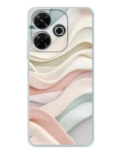 Чехол для Xiaomi Redmi 13x с картинкой «Пастельные нежные волны»